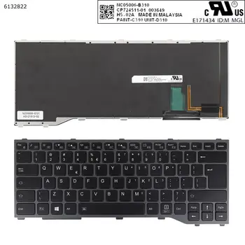 USA UI USA-Rahvusvaheline Uute Klaviatuuri Fujitsu Siemens Lifebook T937 T938 / koos Taustavalgustusega Raam, Suur Enter Klahv
