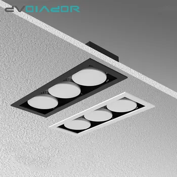 Süvistatavad LED laelambid tuba kerge 24W 36W LED Pirn Vahetatav LED valgustid laes lambid Külm Soe Valge Loomulik valgus