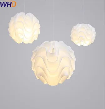 IWHD Ühe Pea LED Rippvalgusti lamp Moodne Akrüüli Ripats Tuled Söögituba Kodu Valgustusseadmete Lampen Valge Lamparas